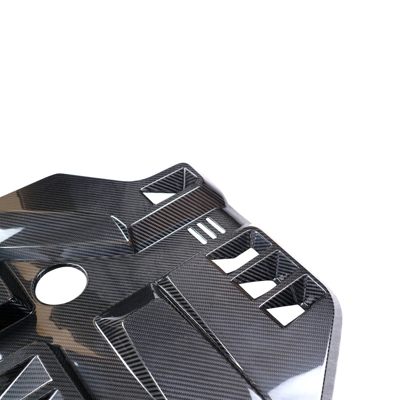 Carbon Fiber Engine Cover Big Size Replacement - BMW G87 M2 M3 G80 G81 M4 G82 G83