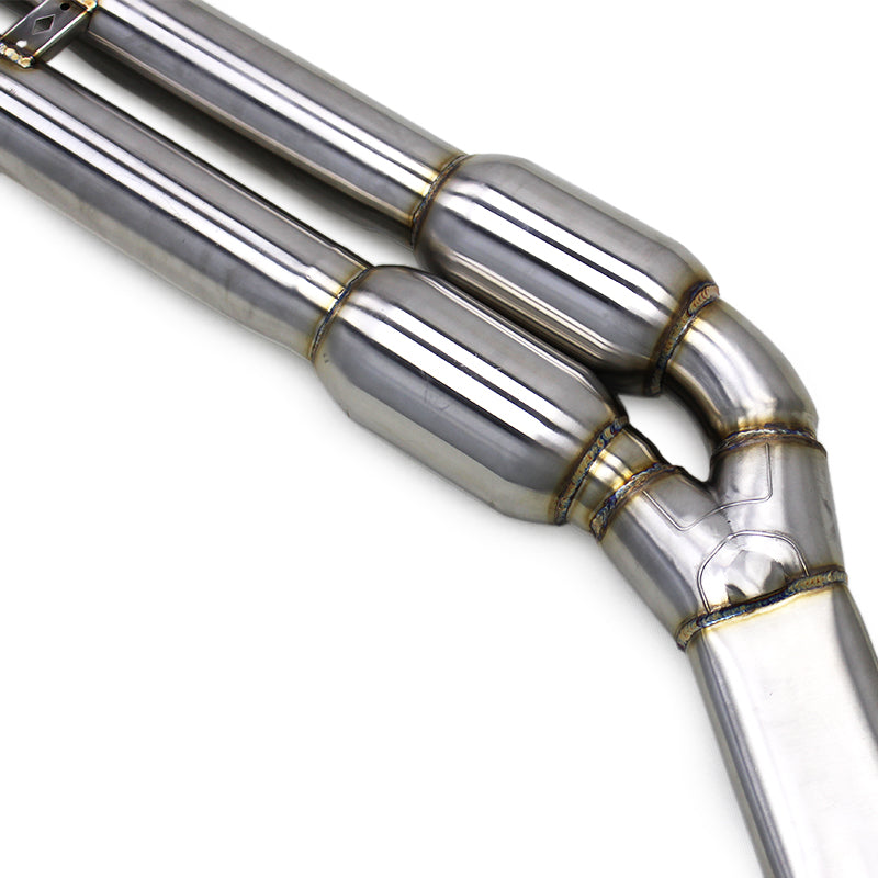 EuroPrismCo BMW G30/G38 540/540i B58 3.0T Full Stainless Valved Exhaust