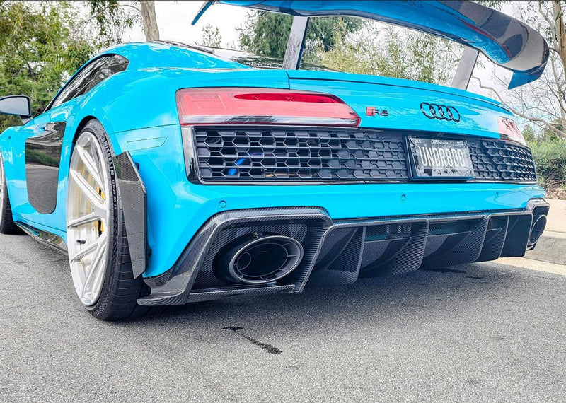 Paktechz Dry Carbon Fiber Rear Diffuser - Audi R8 Gen2 Facelift