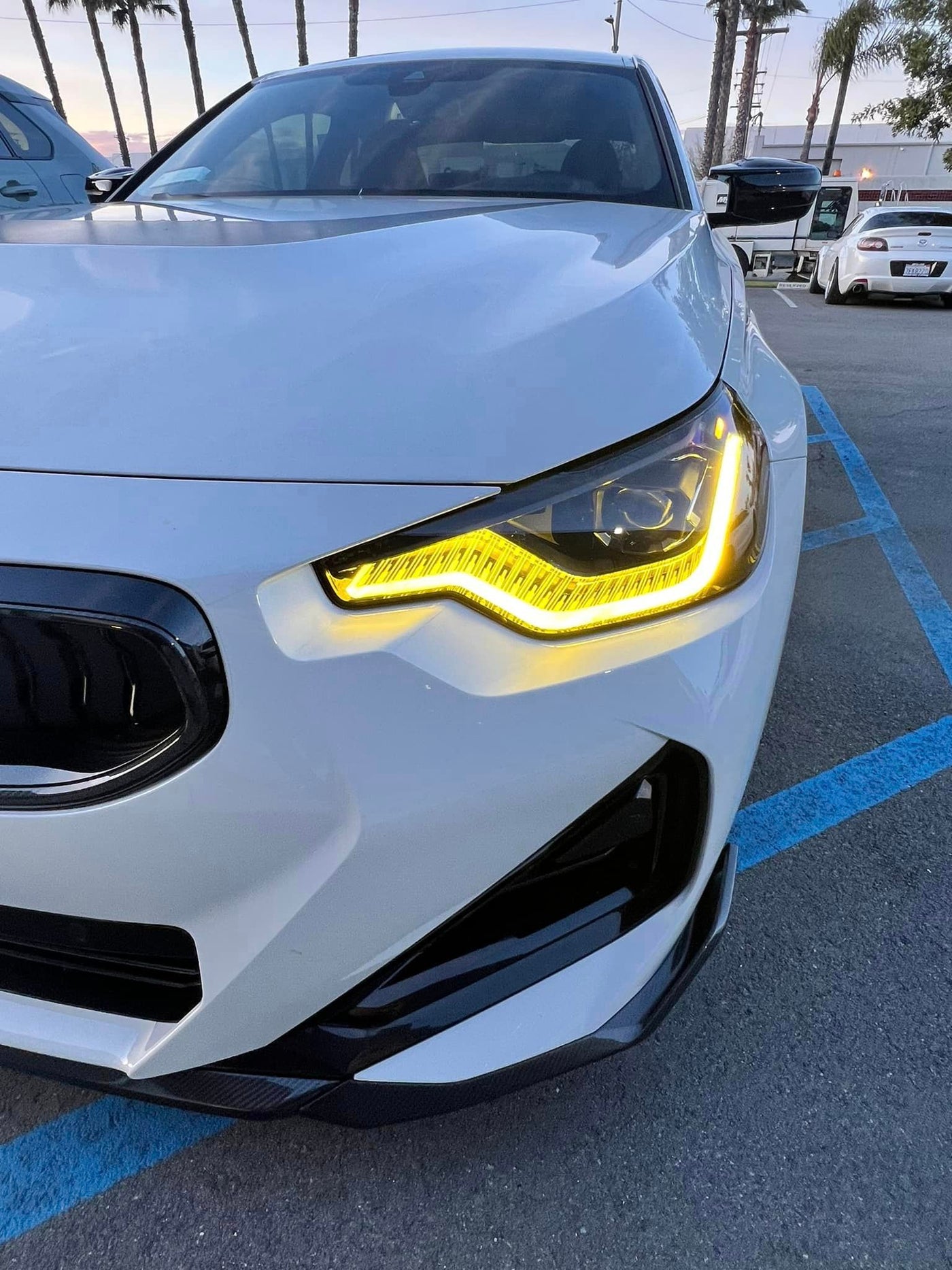 CSL Yellow DRL Led Module - BMW G87 M2 & G42 2 Series