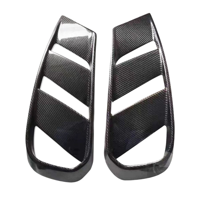 Carbon Fiber Front Bumper Fog Light Cover - Mercedes Benz GLA GLA45 AMG X156 14-19