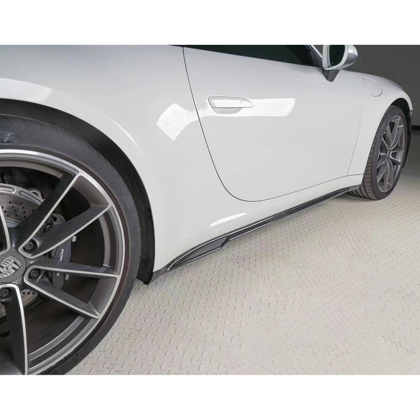 Dry Carbon Fiber 992 Side Skirts V2 - Porsche 992 Carrera S/T/4/4S/Targa