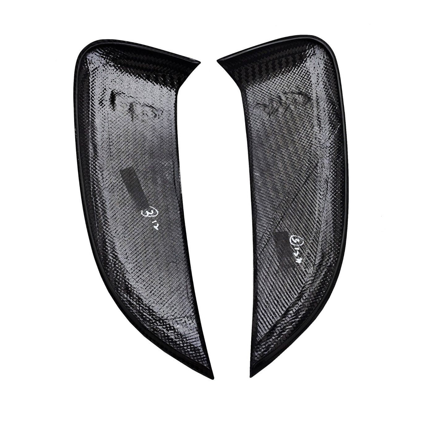 Dry Carbon Fiber GT4 Style Side Air Intake Vents - Porsche 718 2016+
