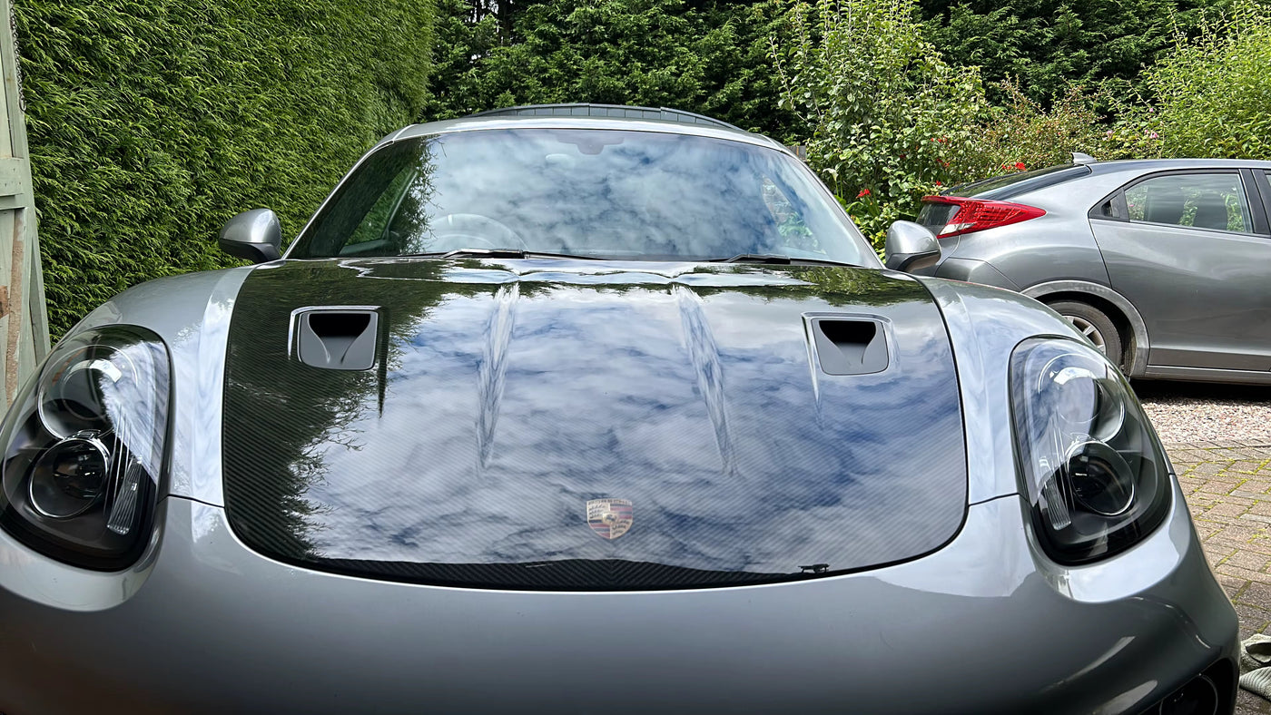 Dry Carbon Fiber GT4 Style Hood Bonnet - Porsche 718/ Boxster/Cayman/GT4/GT4RS