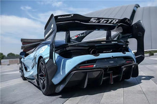 Carbon Fiber Track Rear Spoiler Wing - Mclaren 720S