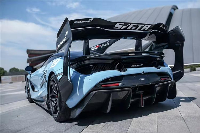 Carbon Fiber Track Rear Spoiler Wing - Mclaren 720S