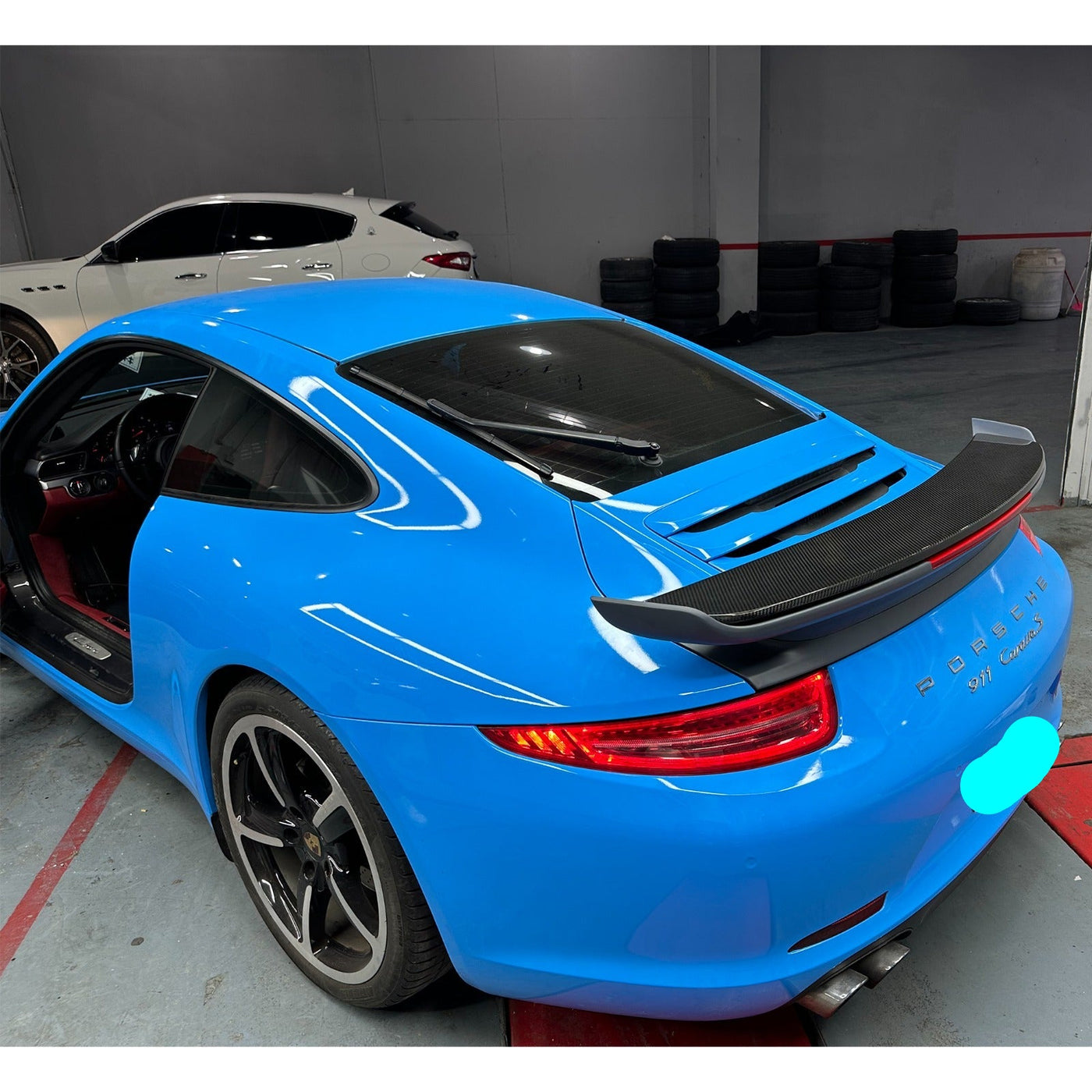 Dry Carbon Fiber/ PP Rear Trunk Wing - Porsche 911 991.1 Turbo S  2012-2015