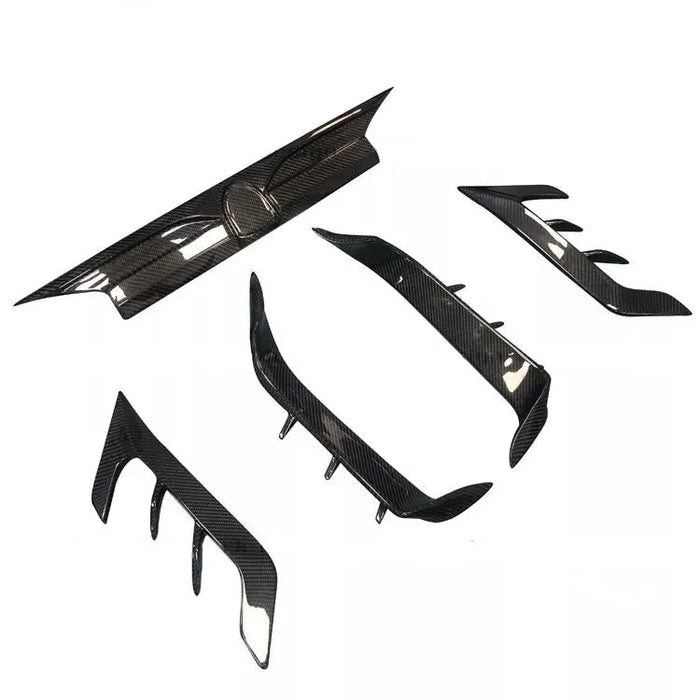 Carbon Fiber LD Style Side Fender & Rear Bumper Trim & Trunk Lid Trim - BMW F96 X6M