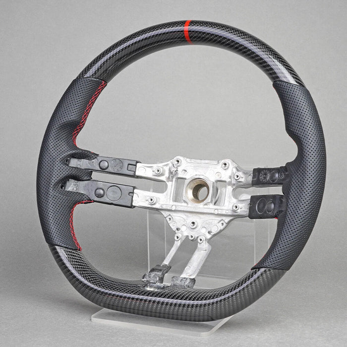 Carbon Fiber Steering Wheel Core w/ red accents - Mercedes-Benz C63 S63 S65 GLA35 AMG 21-24