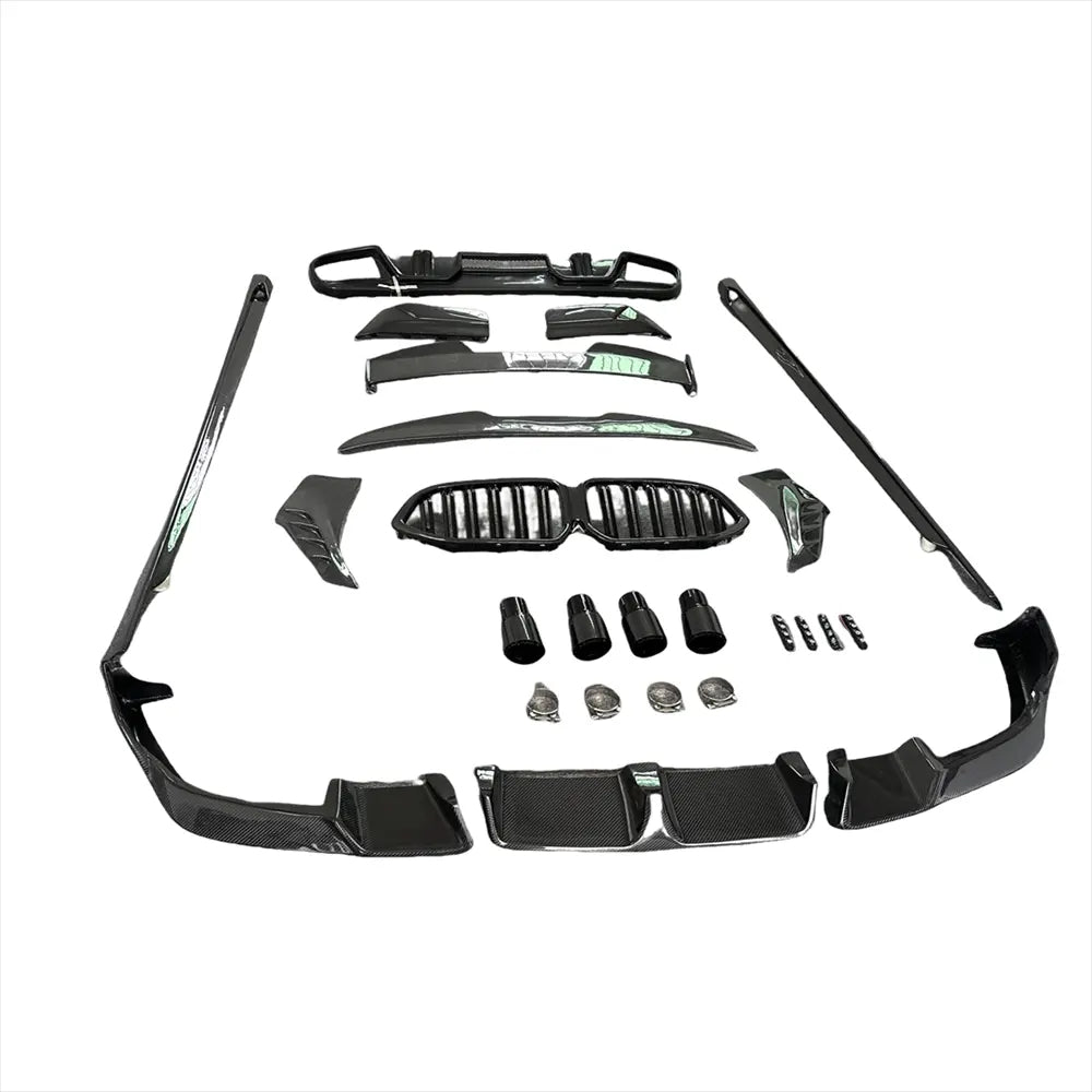 Carbon Fiber LD Aerodynamic full Body aero Kit - BMW X6 G06 LCI 2024+