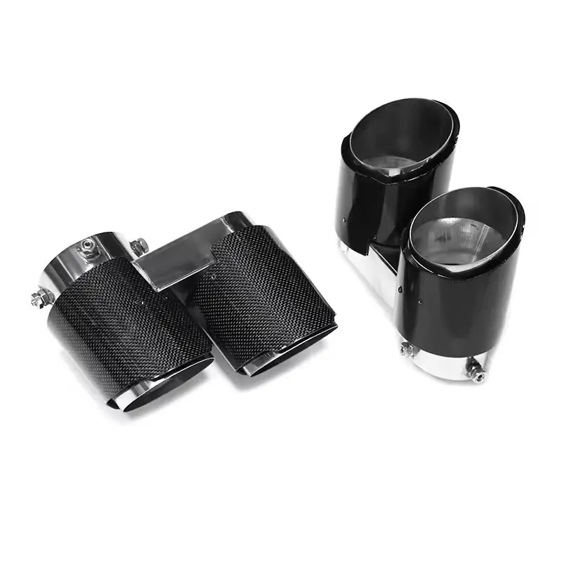 Carbon Fiber V2 Quad Style Exhaust Tips - BMW G05 X5 G06 X6 G07 X7 2019+