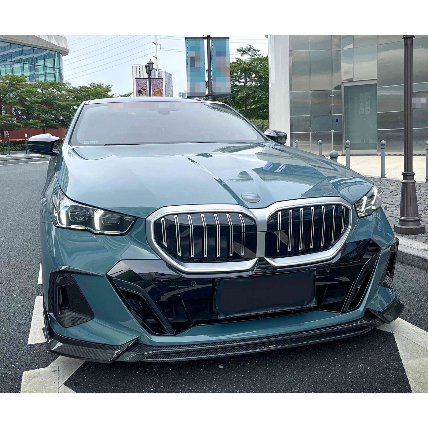 Dry Carbon Fiber TK Style Front Lip - BMW 5 Series G60 2024+
