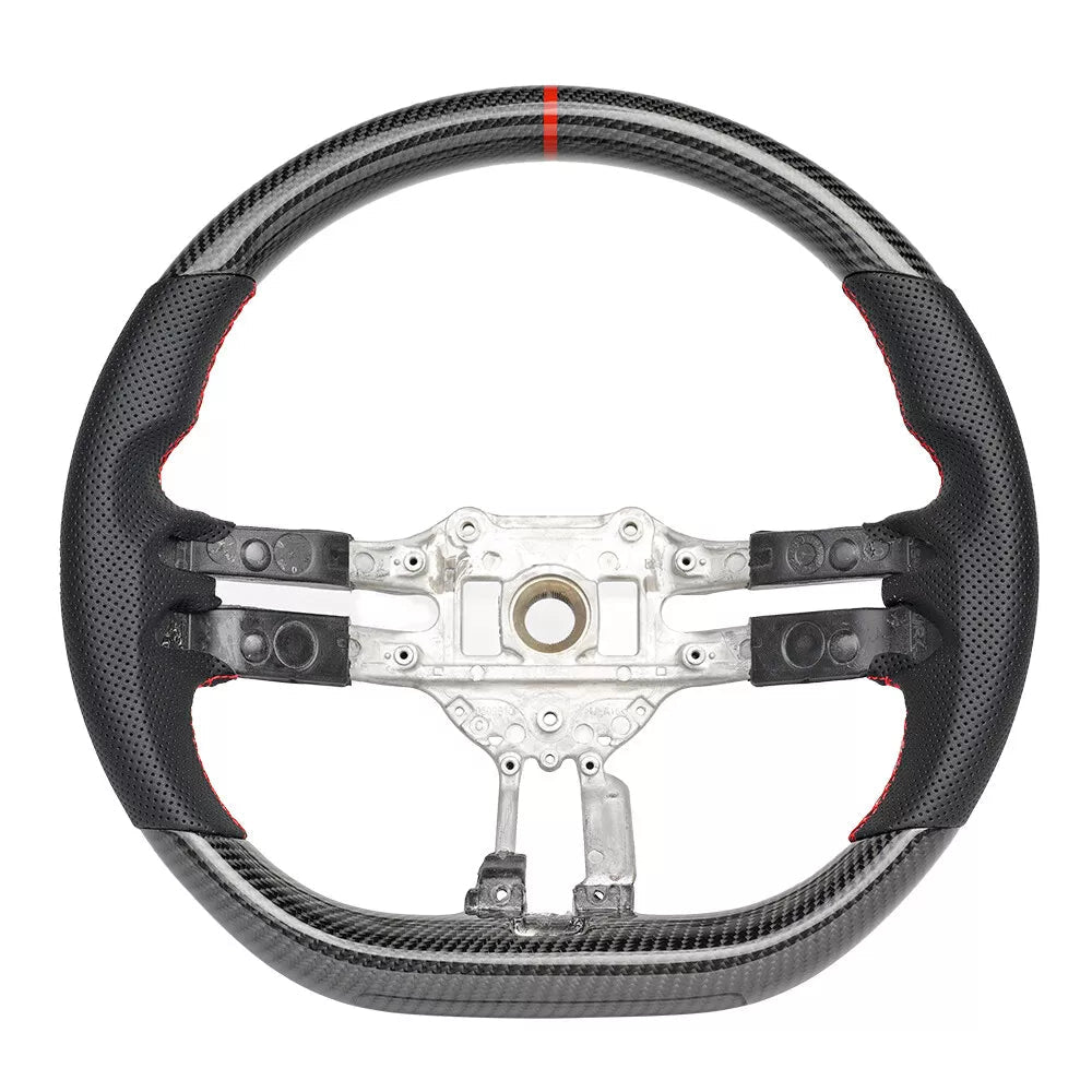 Carbon Fiber Steering Wheel Core w/ red accents - Mercedes-Benz C63 S63 S65 GLA35 AMG 21-24
