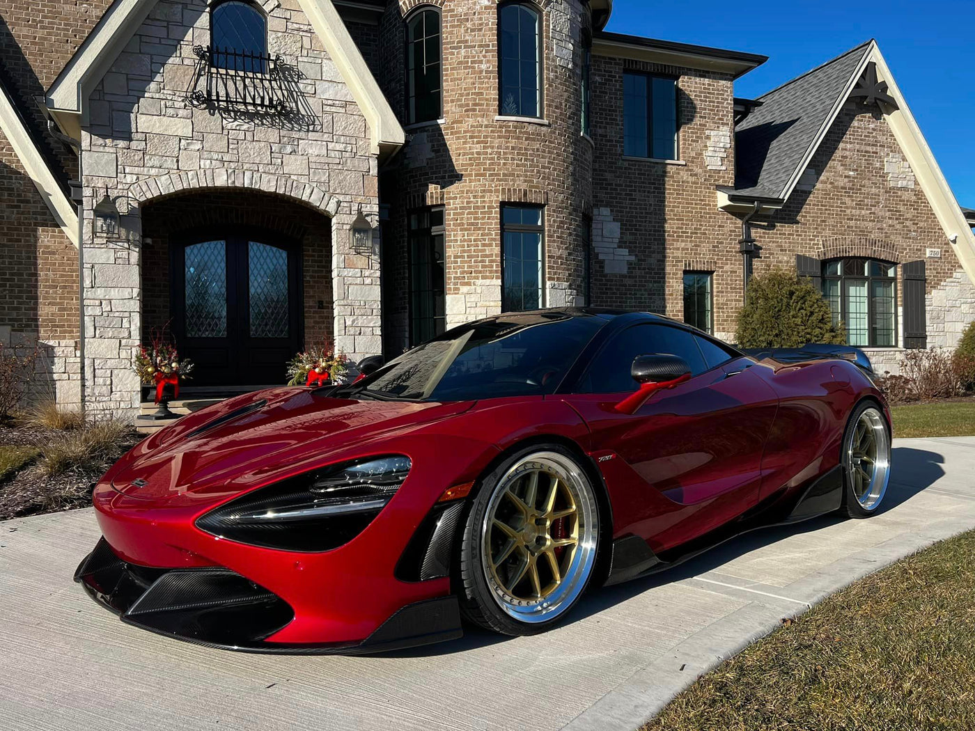 Carbon fiber Front Side Air Vent Ducts - McLaren 720s