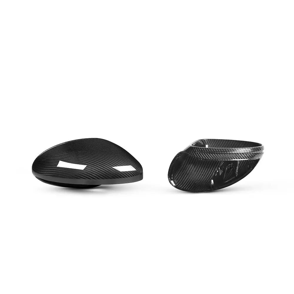 Dry Carbon Fiber Mirror Caps For Porsche 718 Cayman Boxster 2016-2025