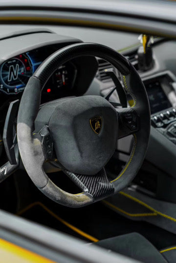 Dry Carbon Fiber Car Shift Paddles - Lamborghini Aventador Lp700 Lp720 Lp750