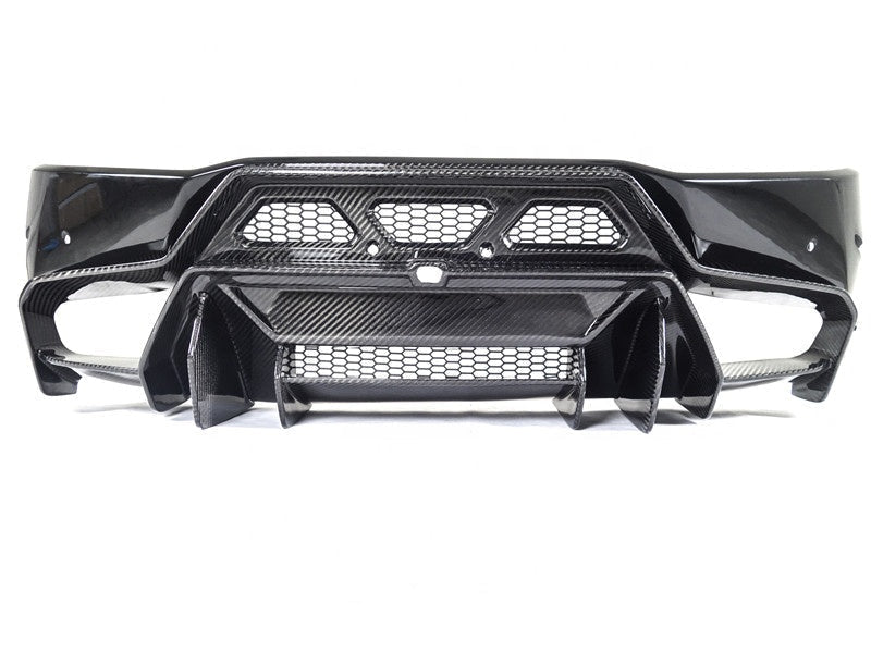Carbon Fiber VRS Rear Bumper w/ Diffuser - 2014 to 2019 Lamborghini Huracan LP610-4