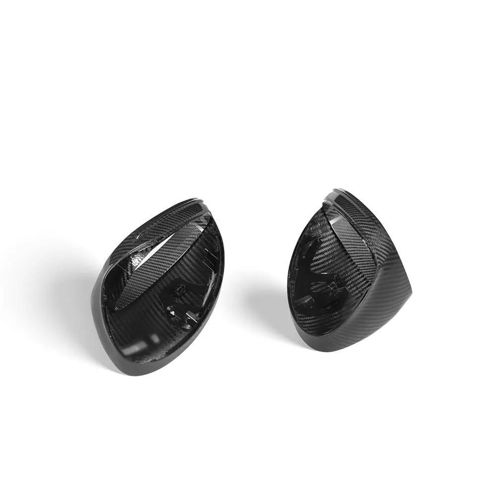 Dry Carbon Fiber Mirror Caps For Porsche 718 Cayman Boxster 2016-2025