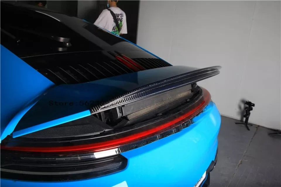 Dry Carbon Fiber Rear Trunk Spoiler Wing - Porsche 911 992 Carrera 4/S/4S coupe