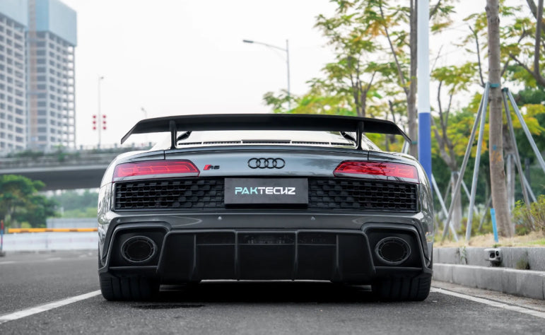 Paktechz Prepreg Carbon Fiber Rear Spoiler Wing - Audi R8 2016 - 2023