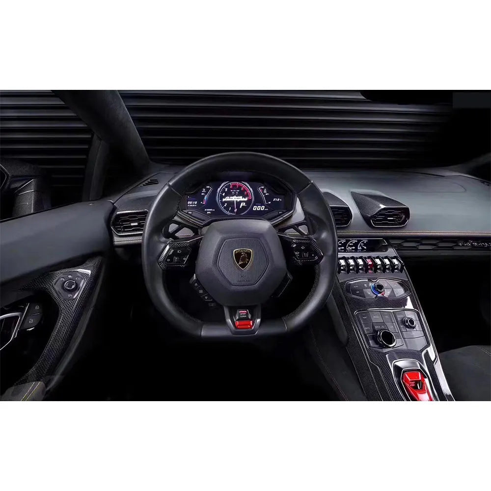 Carbon Fiber Interior Trims Replacement Set (10pc) - Lamborghini Huracan