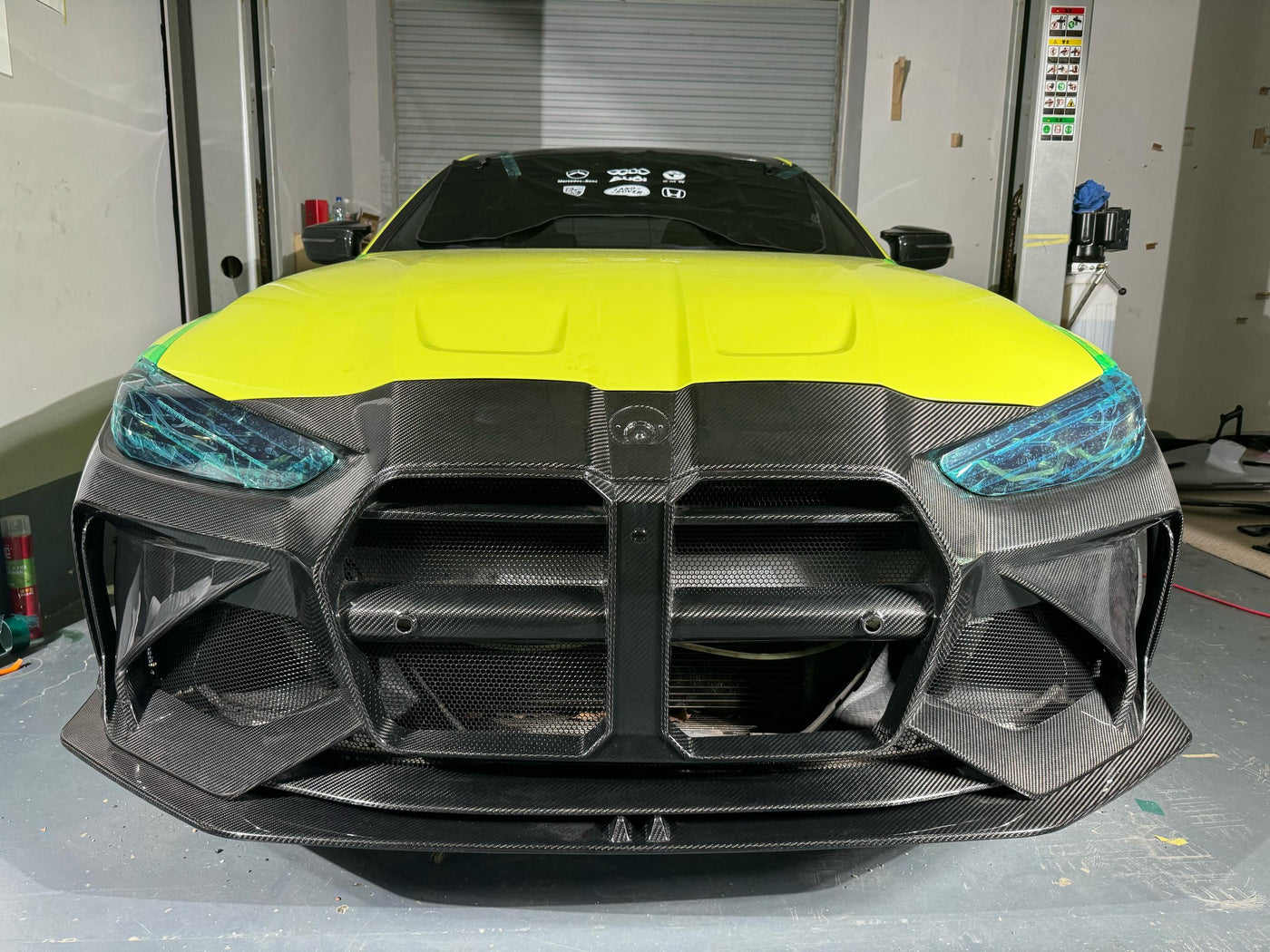 Carbon Fiber AD Style Front Bumper W/ Front Lip - BMW G80 M3/G82/G83 M4
