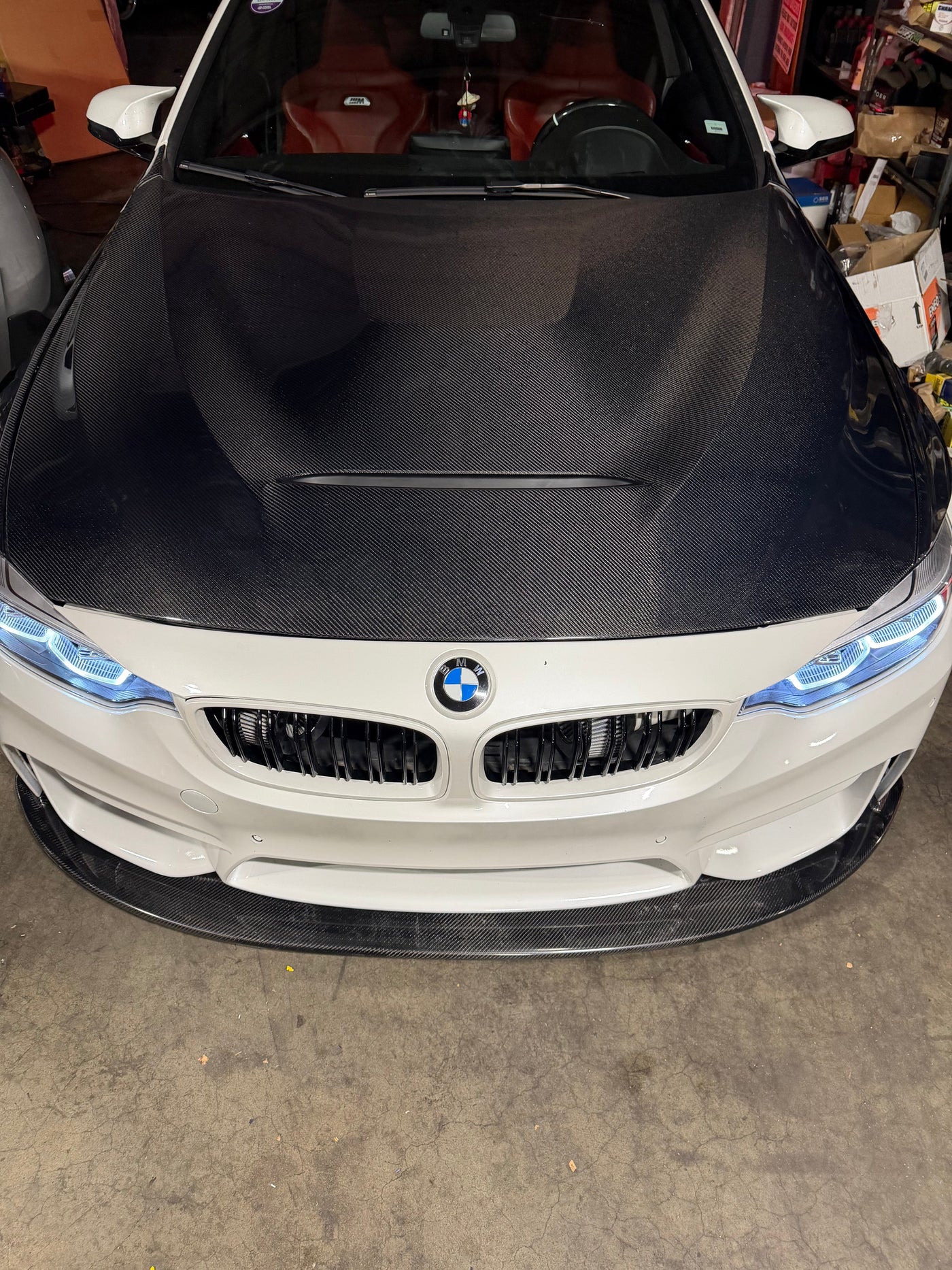 Carbon Fiber Front Lip V3 - 15-20 BMW F80 M3 F82 F83 M4