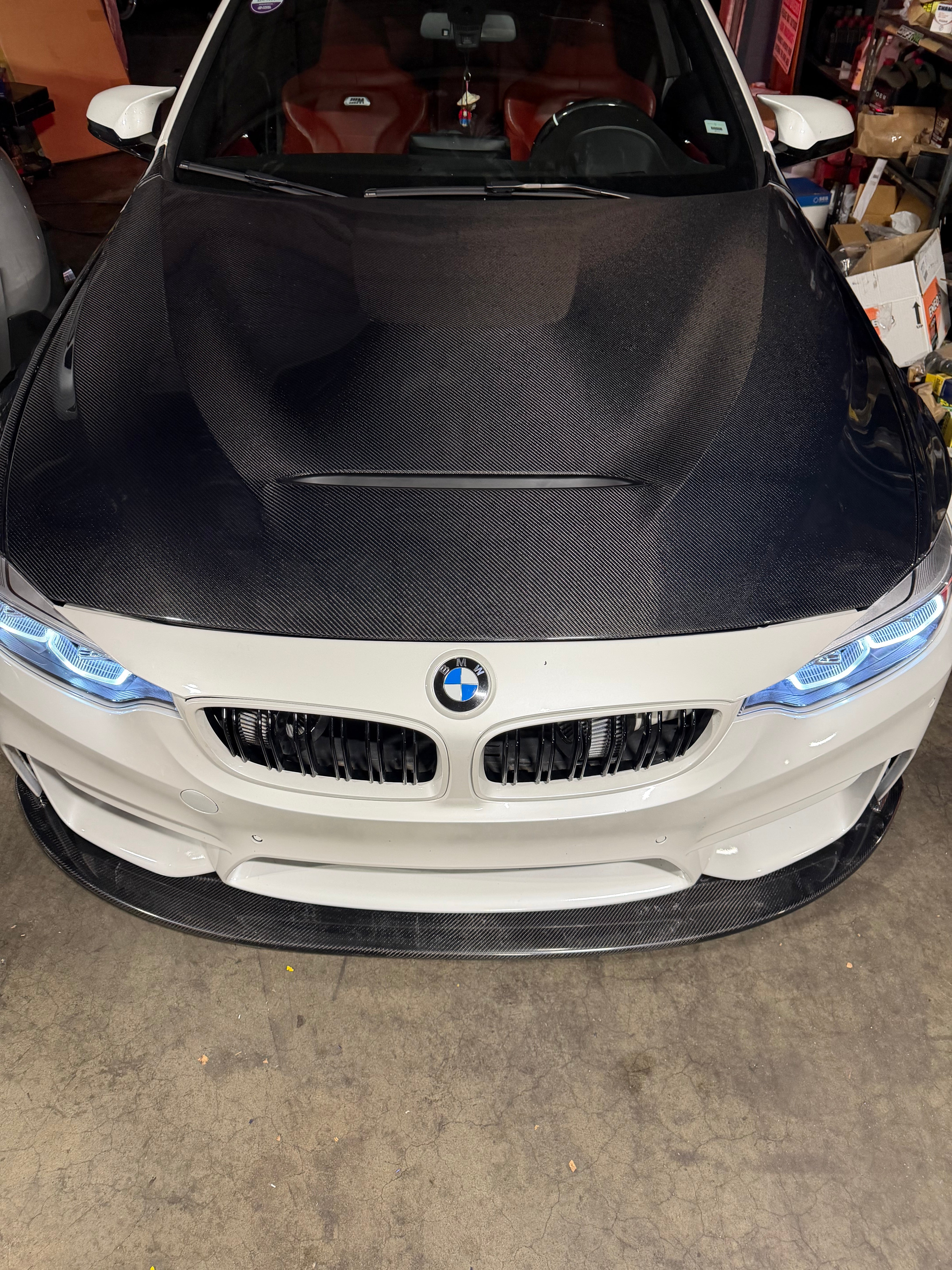Carbon Fiber Front Lip V3 - 15-20 BMW F80 M3 F82 F83 M4