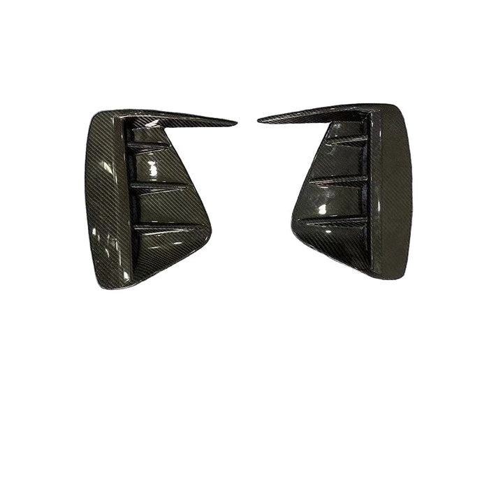Carbon Fiber Front Fog Canards - Audi RS / E-Tron GT