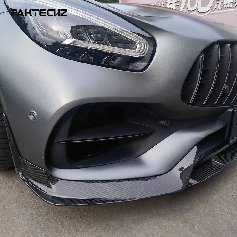 Dry Carbon Fiber Front Splitter Lip - Mercedes Benz AMG GT GTS GTC C190