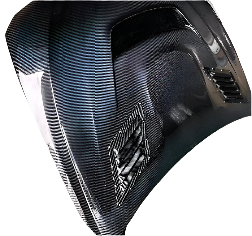 Carbon Fiber V Style Vented Front Hood - BMW F82 M4 2015-20