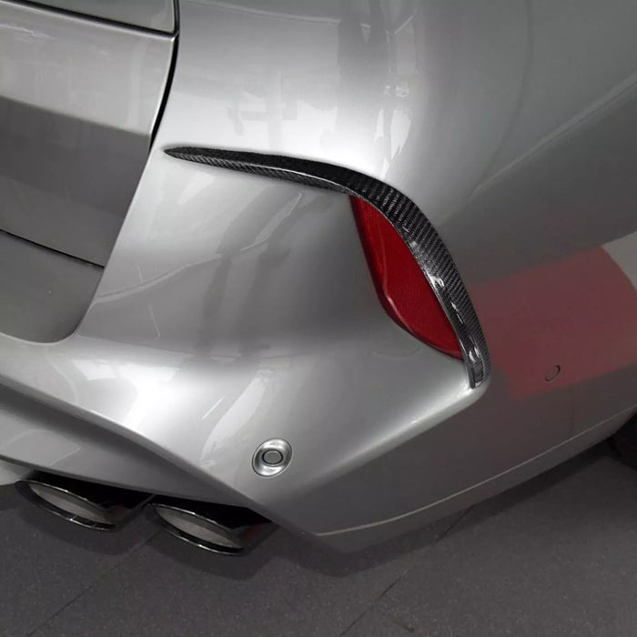 Dry Carbon Fiber Rear Bumper Canard - BMW X5M F95 2019-2022