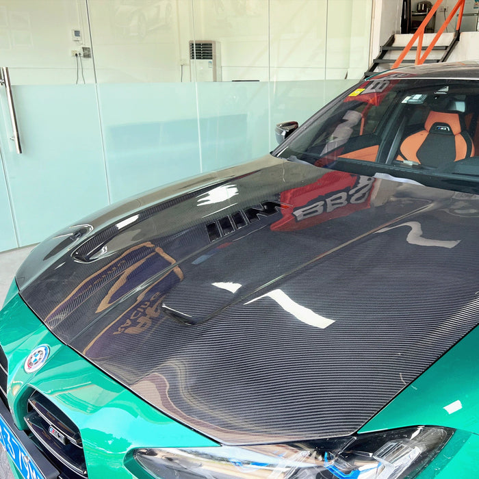 Dry Carbon Fiber CSL Engine Hood - BMW G80 & G81 M3 / G82 & G83 M4