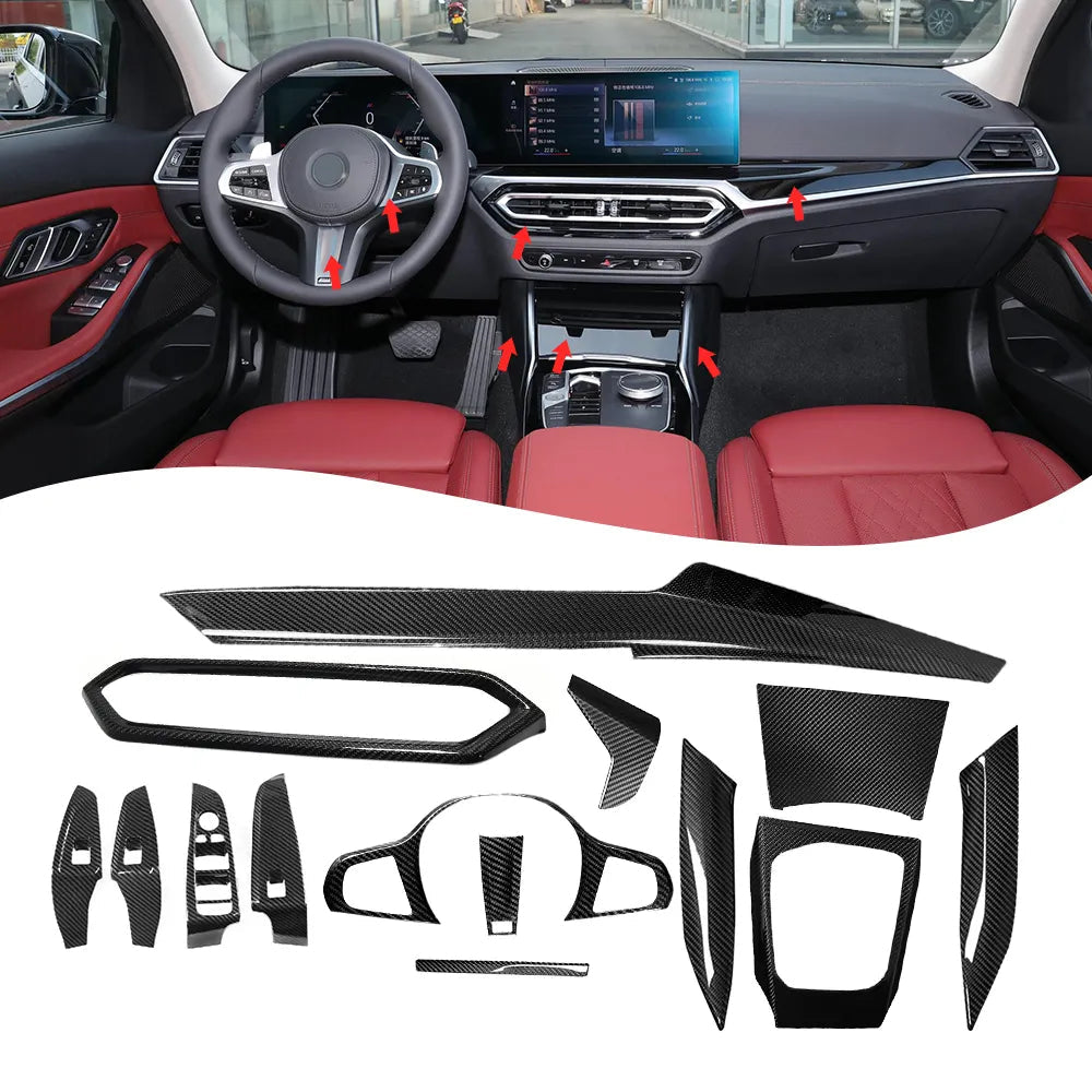 Carbon Fiber Full Interior Complete Kit - BMW LCI G20 3 / G22 4 Series LCI