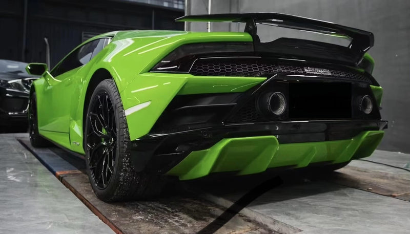 Carbon Fiber Tecnica Style Rear Wing w/ base - Lamborghini Huracan Evo LP610 LP580