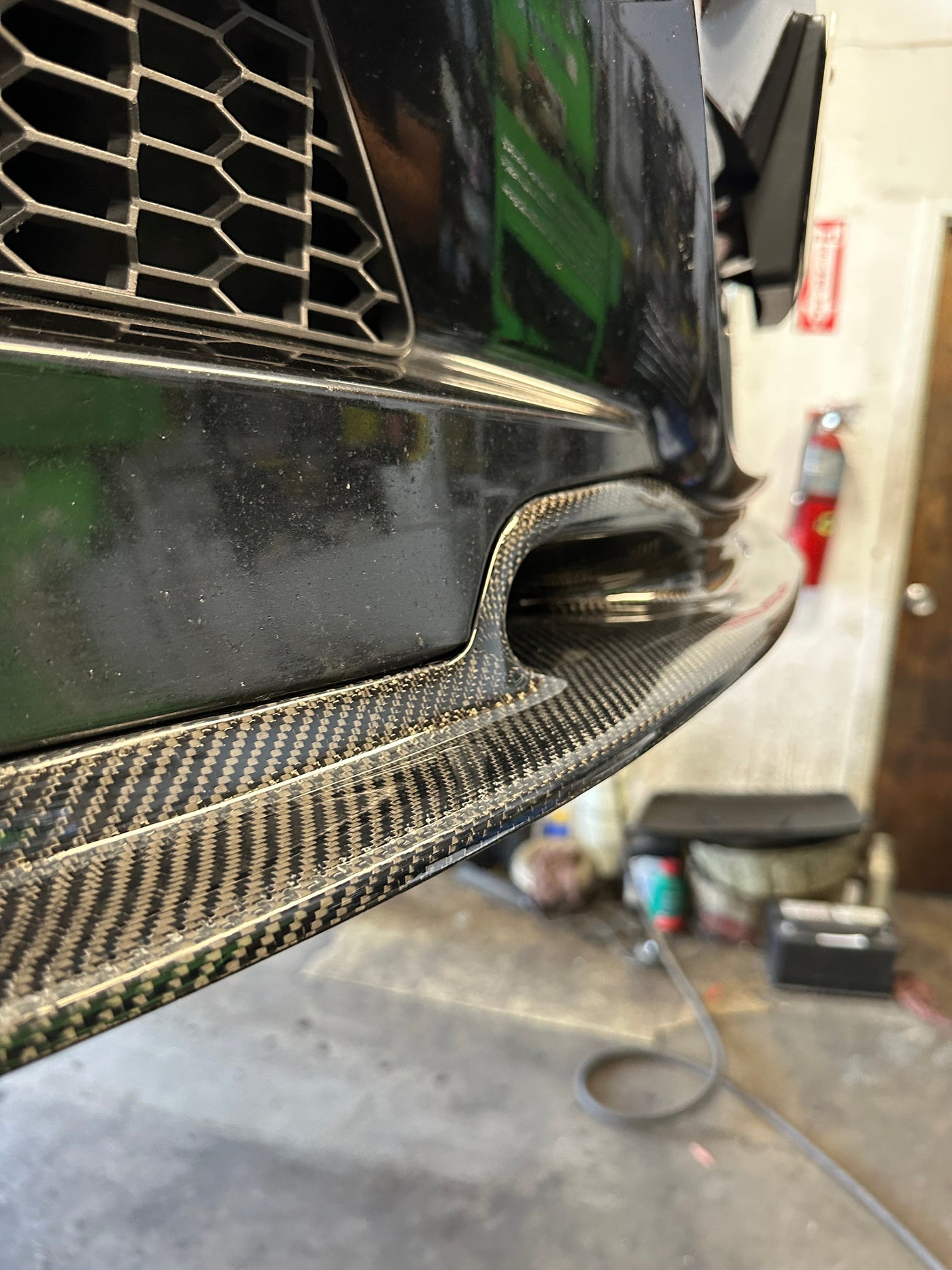 Carbon Fiber M Sport Front Bumper Lip for BMW F30 3 Series 2012-2019 V style
