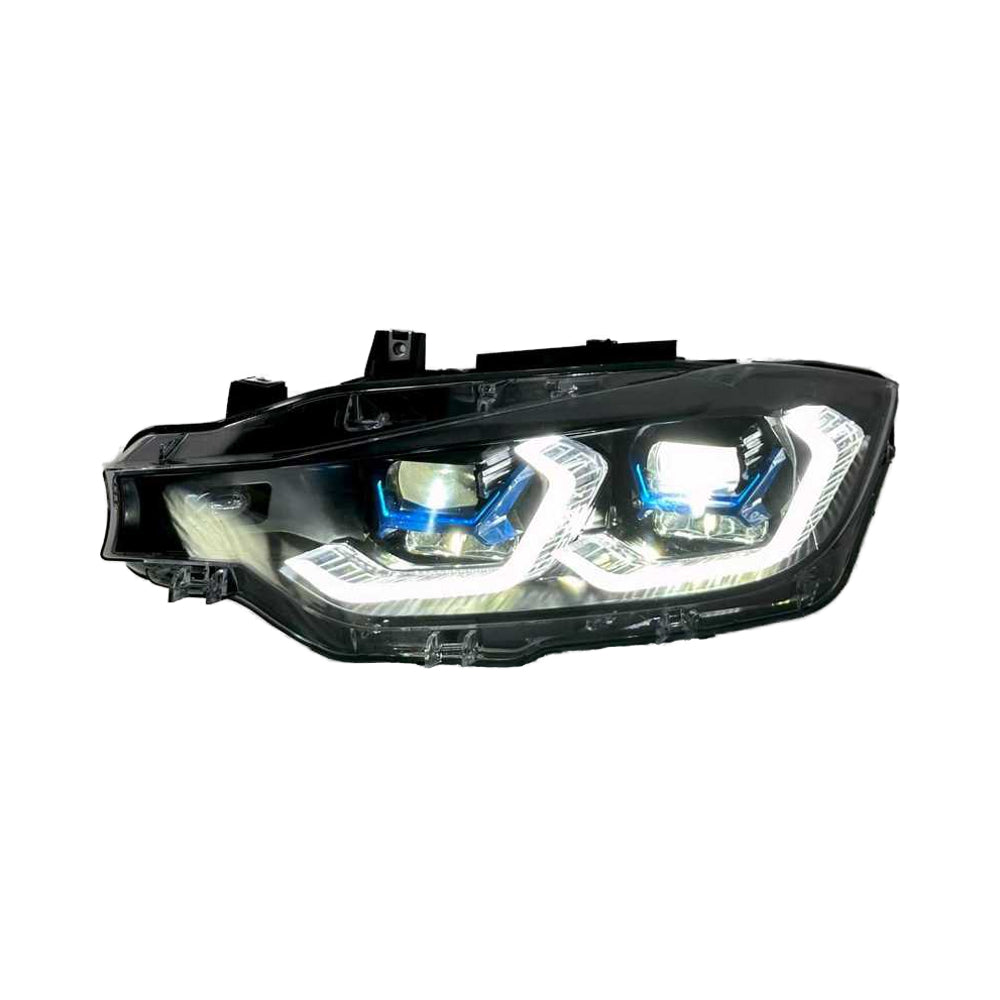 Dual Color LED Switchable G80 Laser Style Headlights - BMW 3 Series F30 F35 F80 2013-2018