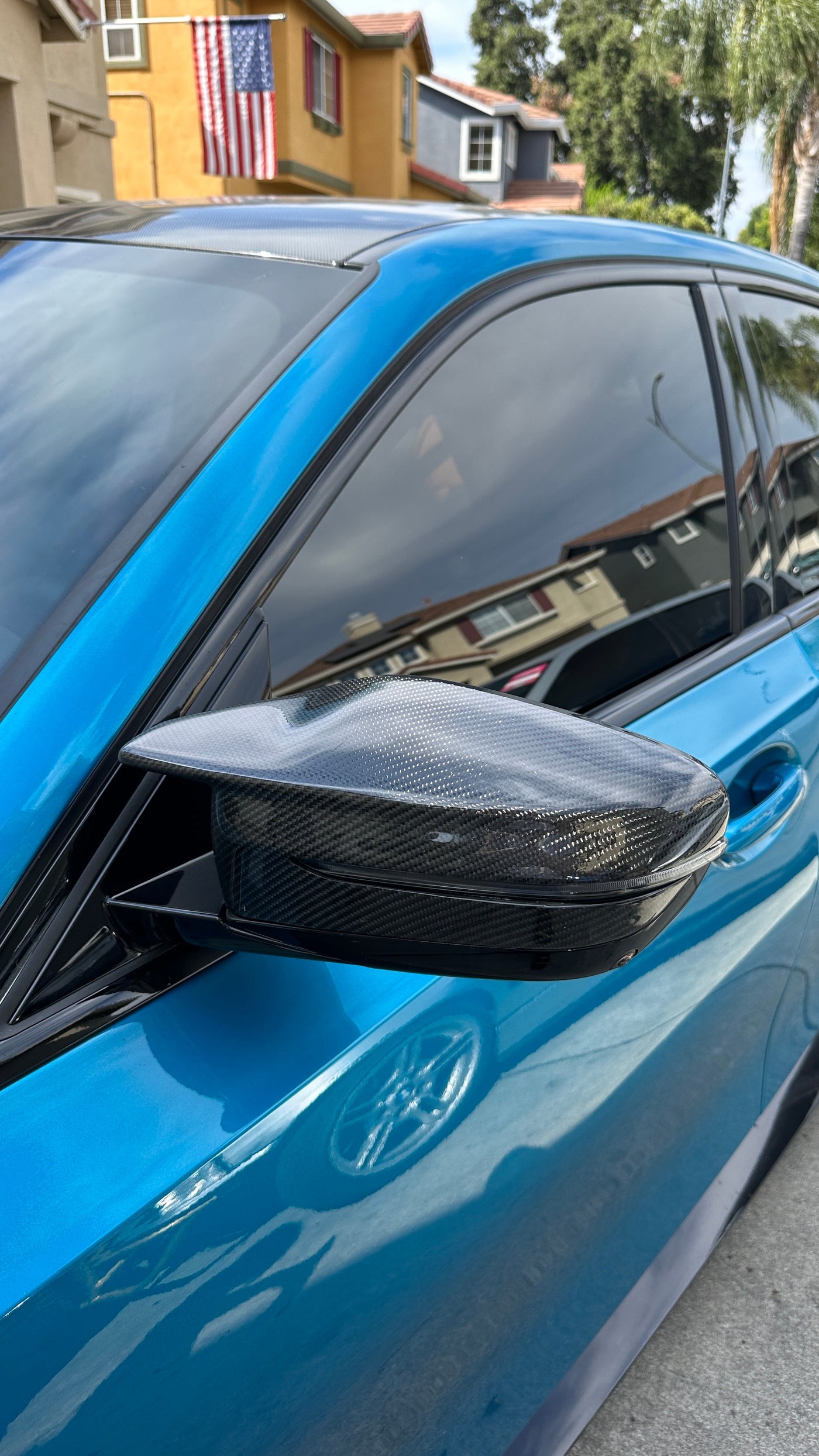 Carbon Fiber M Style Mirror Caps for G Chassis