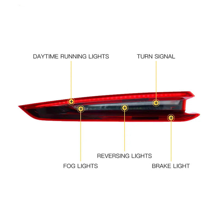 Facelift Rear Tail Lights Plug and Play - Porsche 911 2014-2020
