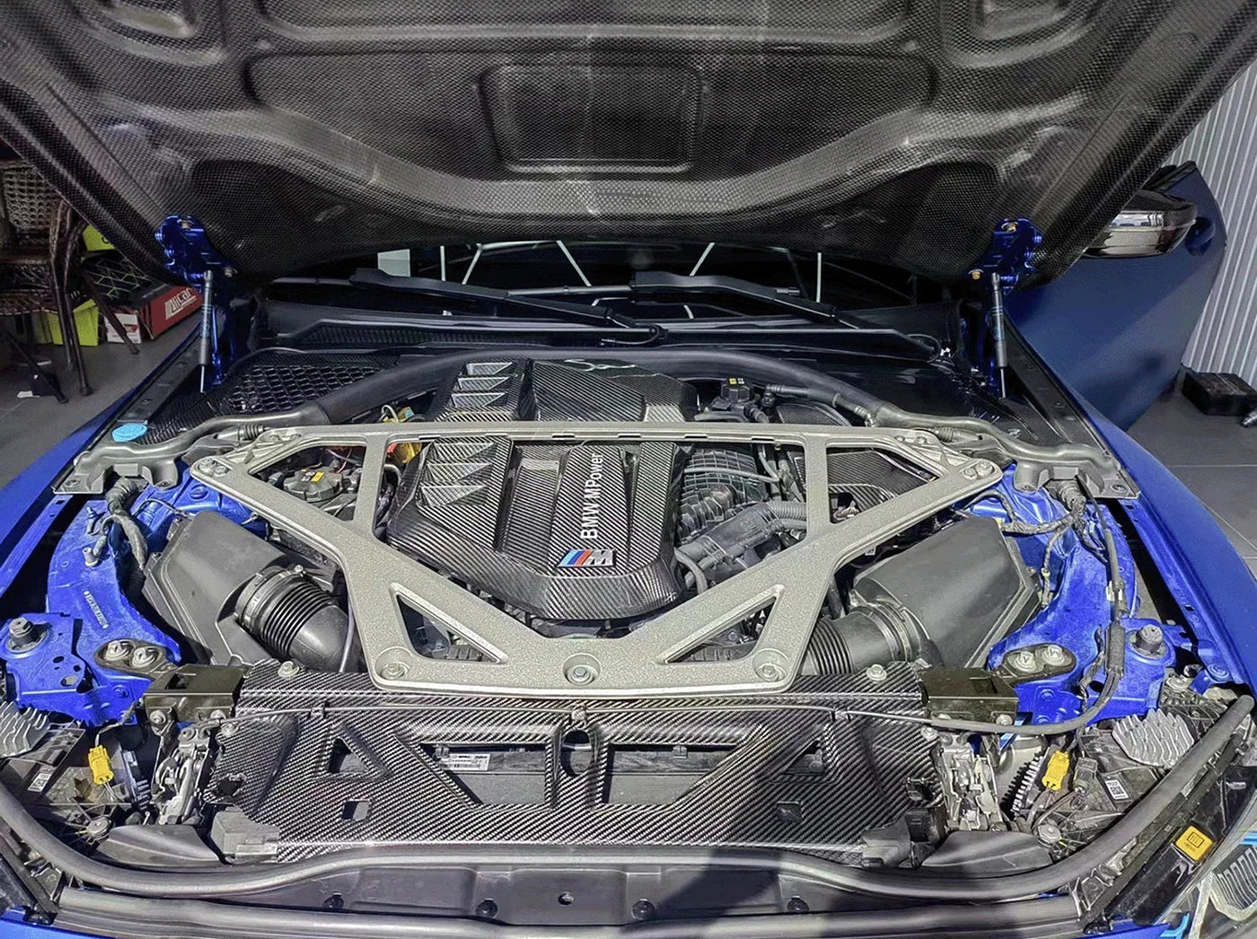 Forged Carbon Fiber Engine Bay Cover kit - BMW M3 G80 G81 M4 G82 G83