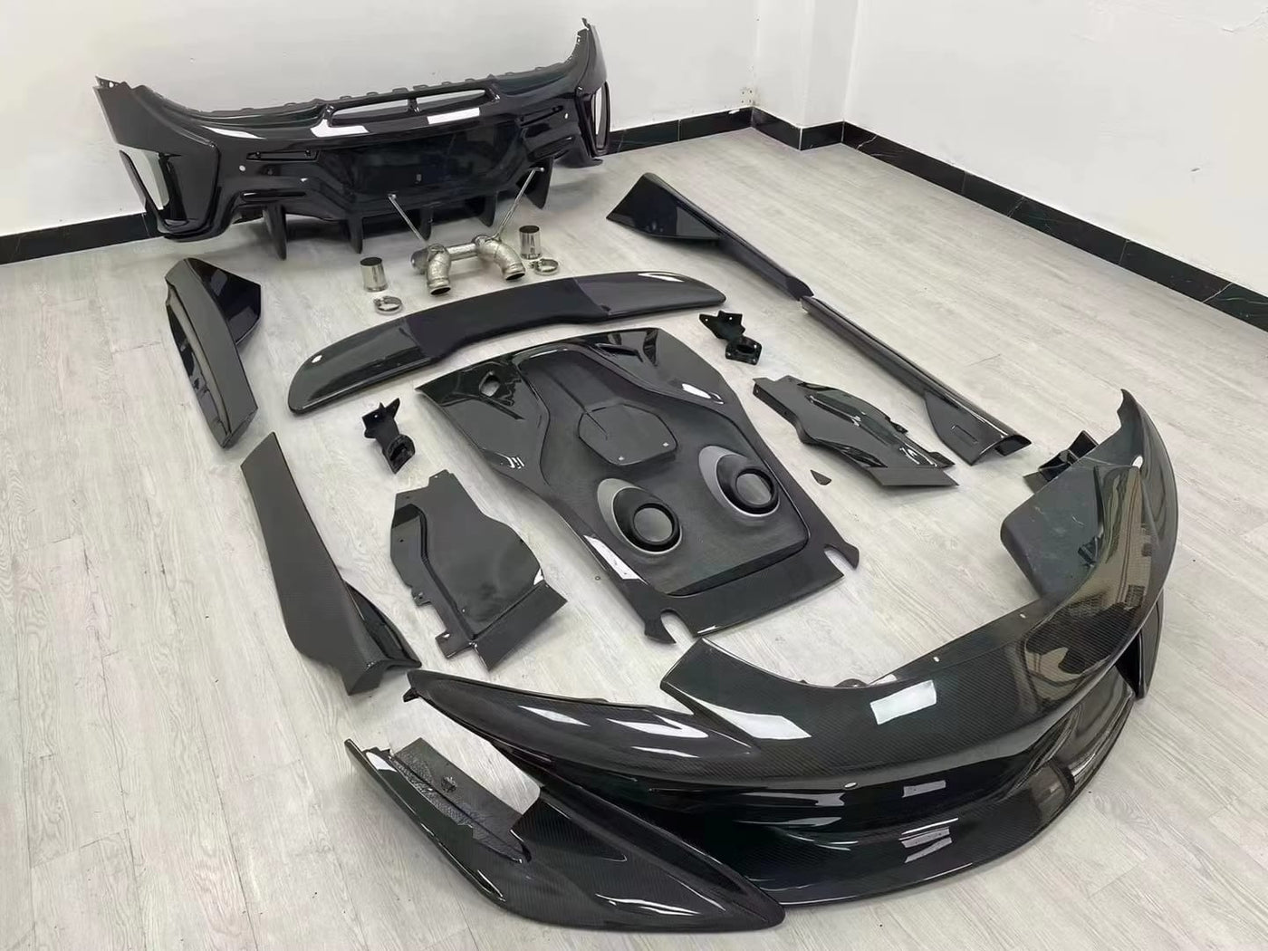 Full Carbon Fiber 600LT Conversion Body Kit for McLaren 540C / 570S / 570GT