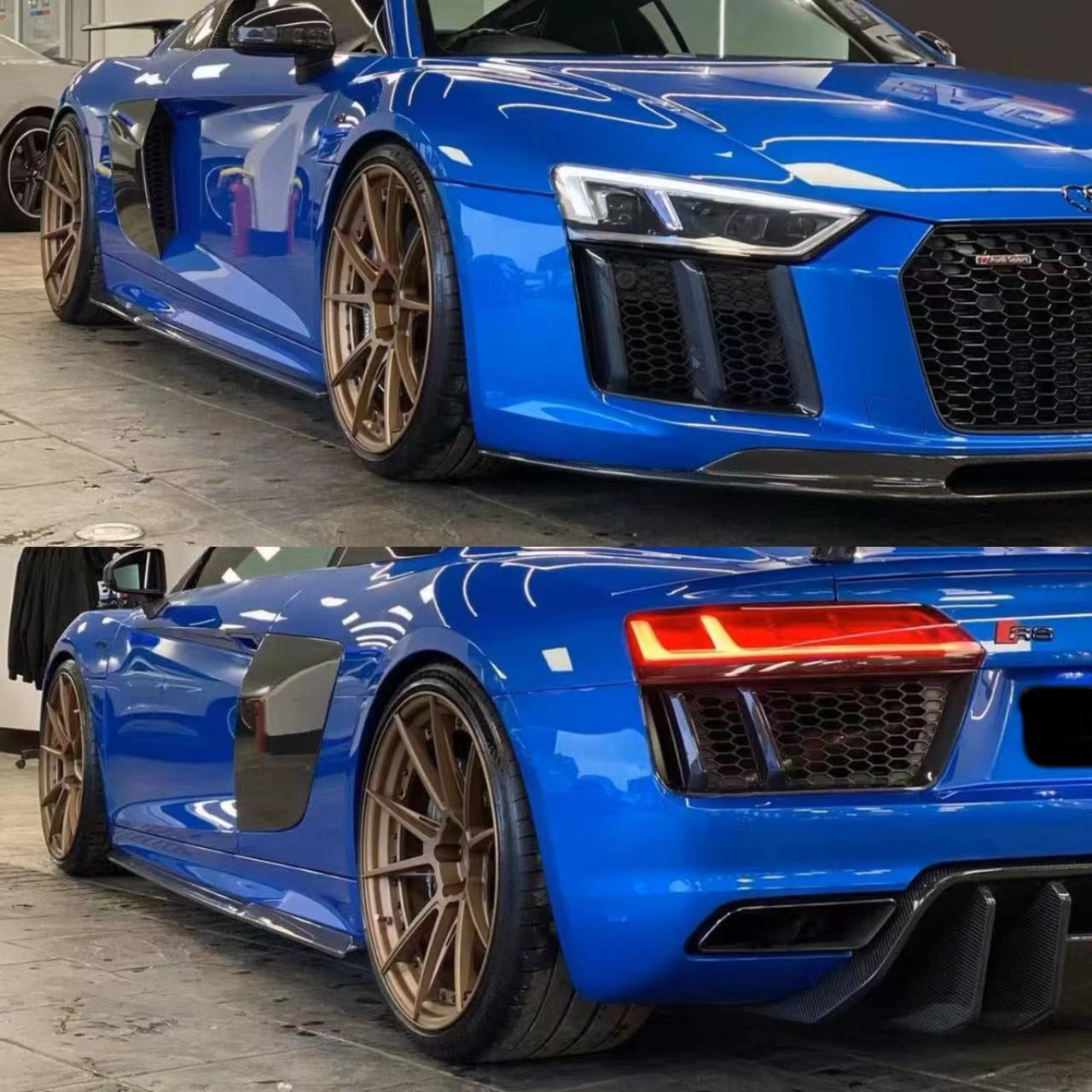 Full Carbon Fiber V-Style R8 Aero Kit - Audi R8 2017-2019