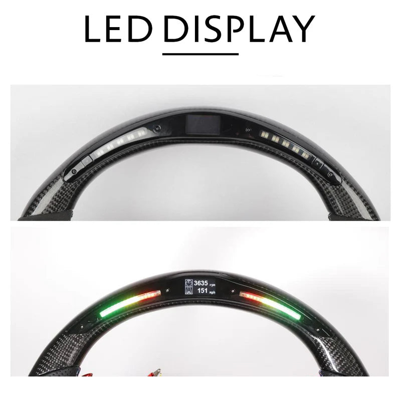 Full Custom Carbon Fiber Steering Wheel - BMW F Chassis
