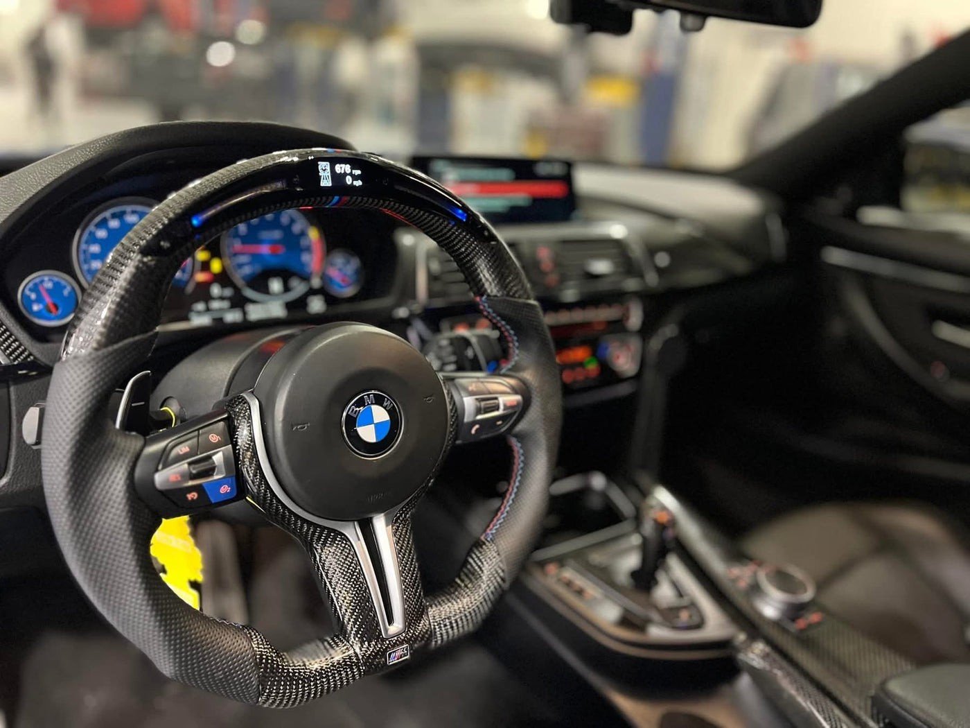 Full Custom Carbon Fiber Steering Wheel - BMW F Chassis