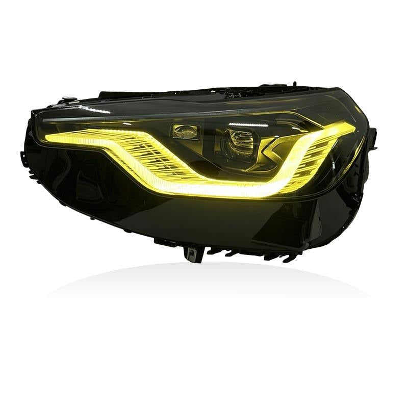 Full LED Headlight Upgrade Dual Color Yellow White DRL Plug and Play - BMW 2 Series M2 G42 2022-2026