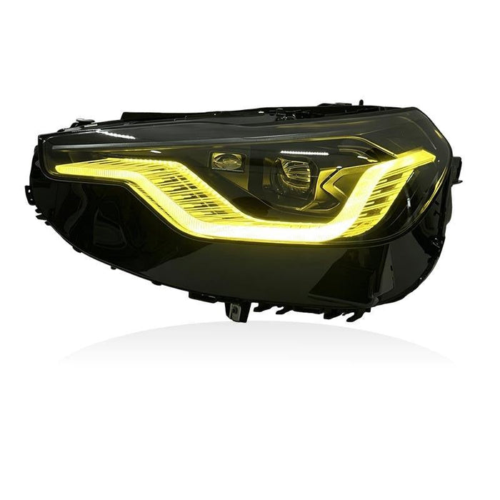 Full LED Headlight Upgrade Dual Color Yellow White DRL Plug and Play - BMW 2 Series M2 G42 2022-2026