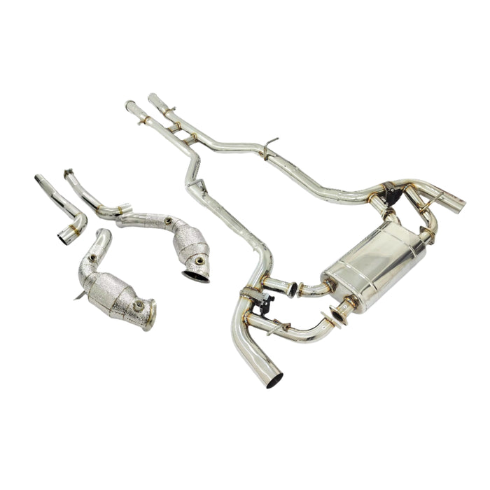 Full Valved Exhaust Catback System W/ Down Pipes (SS304) - Mercedes Benz AMG GT GTS GTC GTR 4.0T