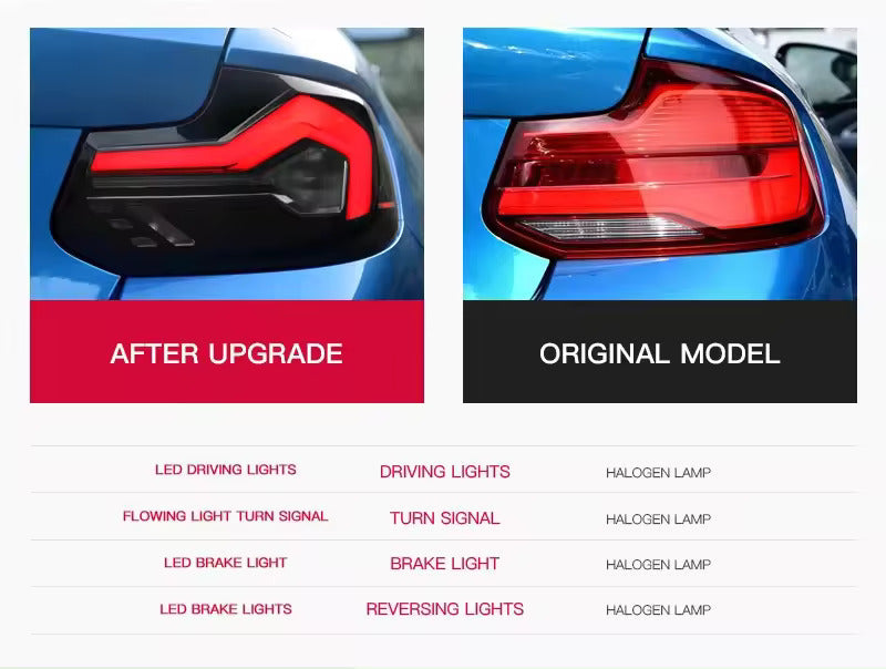 G87 Style Sequential Taillights - BMW F87 M2 & F22 2 Series