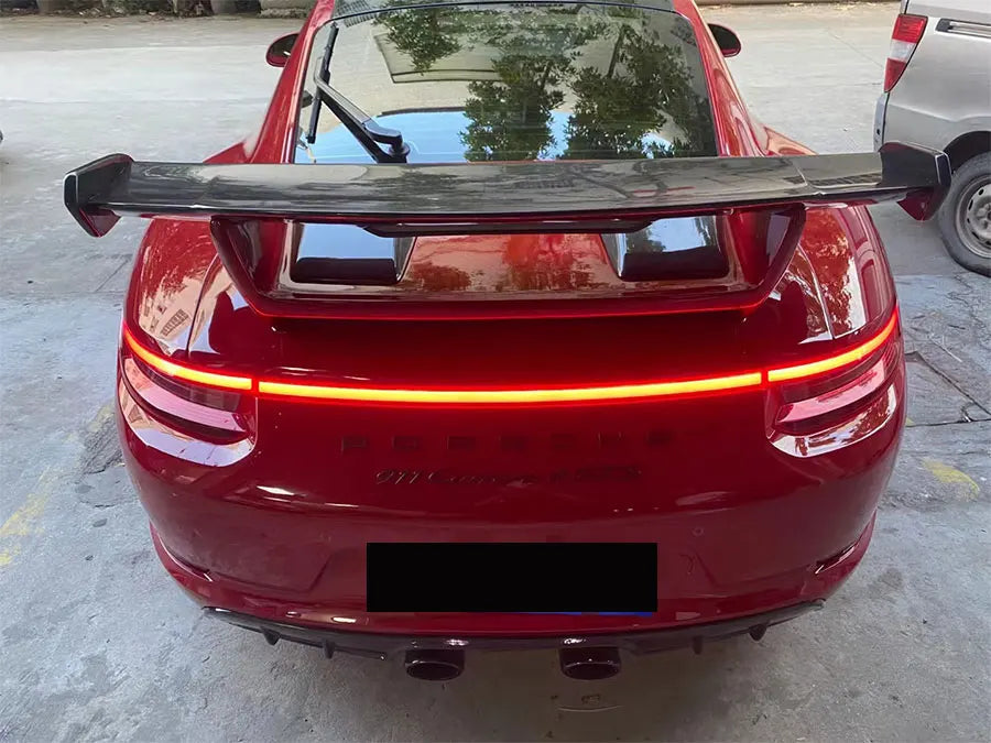 GT3 Style Carbon Fiber Wing - Porsche 911 991 / Turbo S All models 2012 - 2018