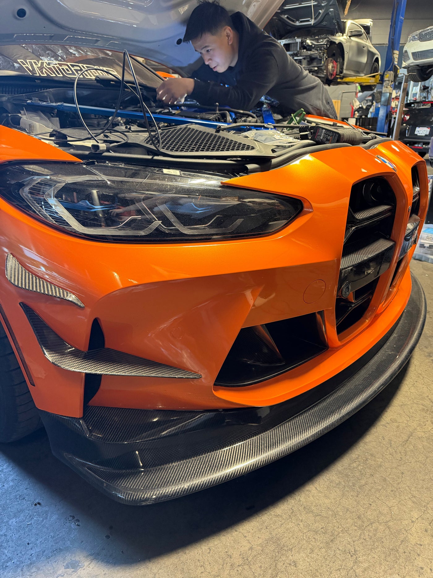 GT4 Carbon Fiber Front Lip - BMW G80 & G81 / G82 & G83 M4
